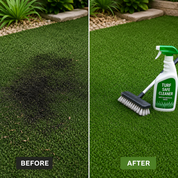 Blog #030: How to Clean Dark Spots on Artificial Turf — Causes, Safe Cleaning Methods & Prevention