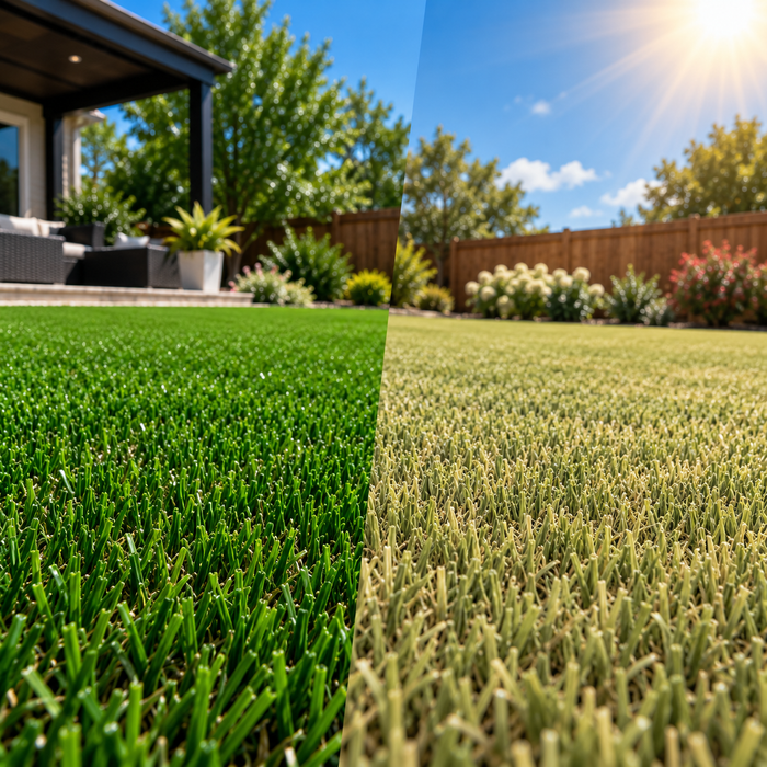 Blog #037: Can Artificial Turf Fade in the Sun? Understanding UV Protection & Color Retention