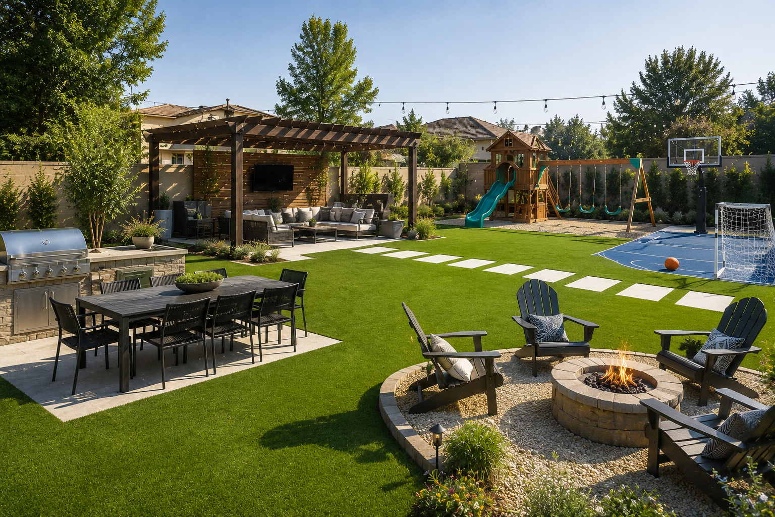 Blog #025: Artificial Turf for Multi-Use Backyards — Creating Spaces for Relaxing, Playing & Entertaining