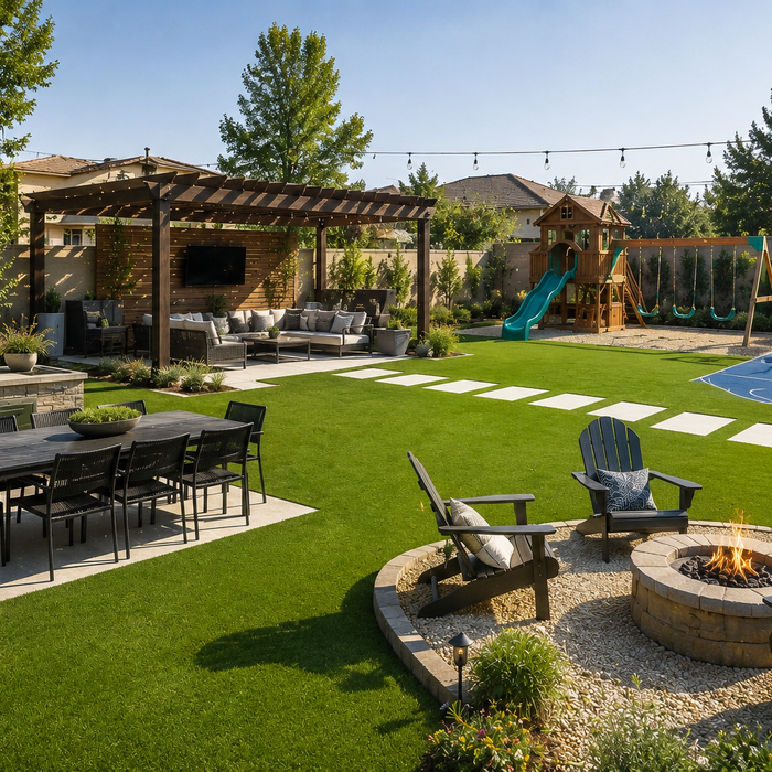 Blog #025: Artificial Turf for Multi-Use Backyards — Creating Spaces for Relaxing, Playing & Entertaining