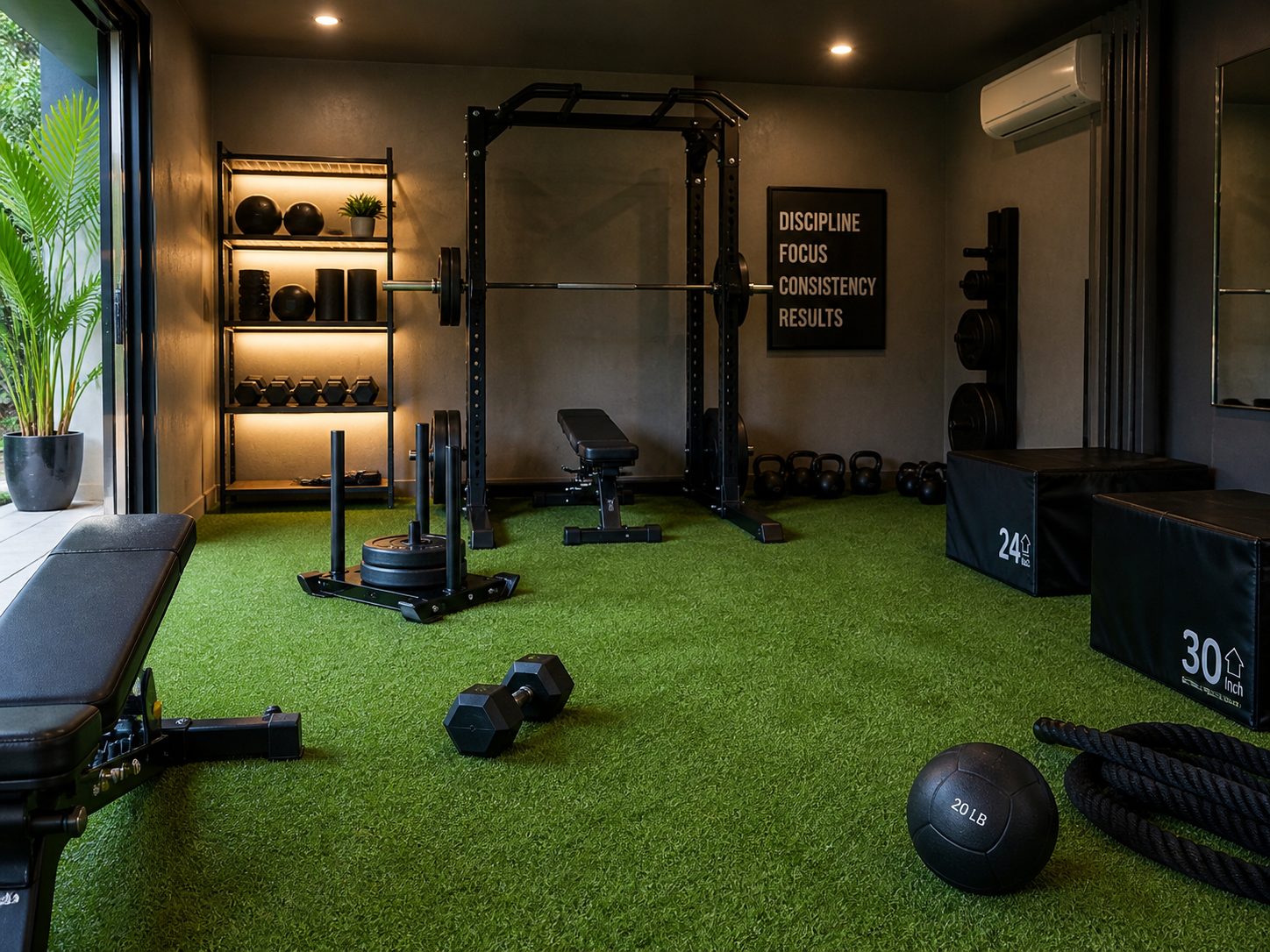 Blog #023: Artificial Turf for Home Gyms & Fitness Areas — A Modern Solution for Active Spaces