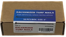 Global Syn-Turf Galvanized Turf Nails - 6 Inch